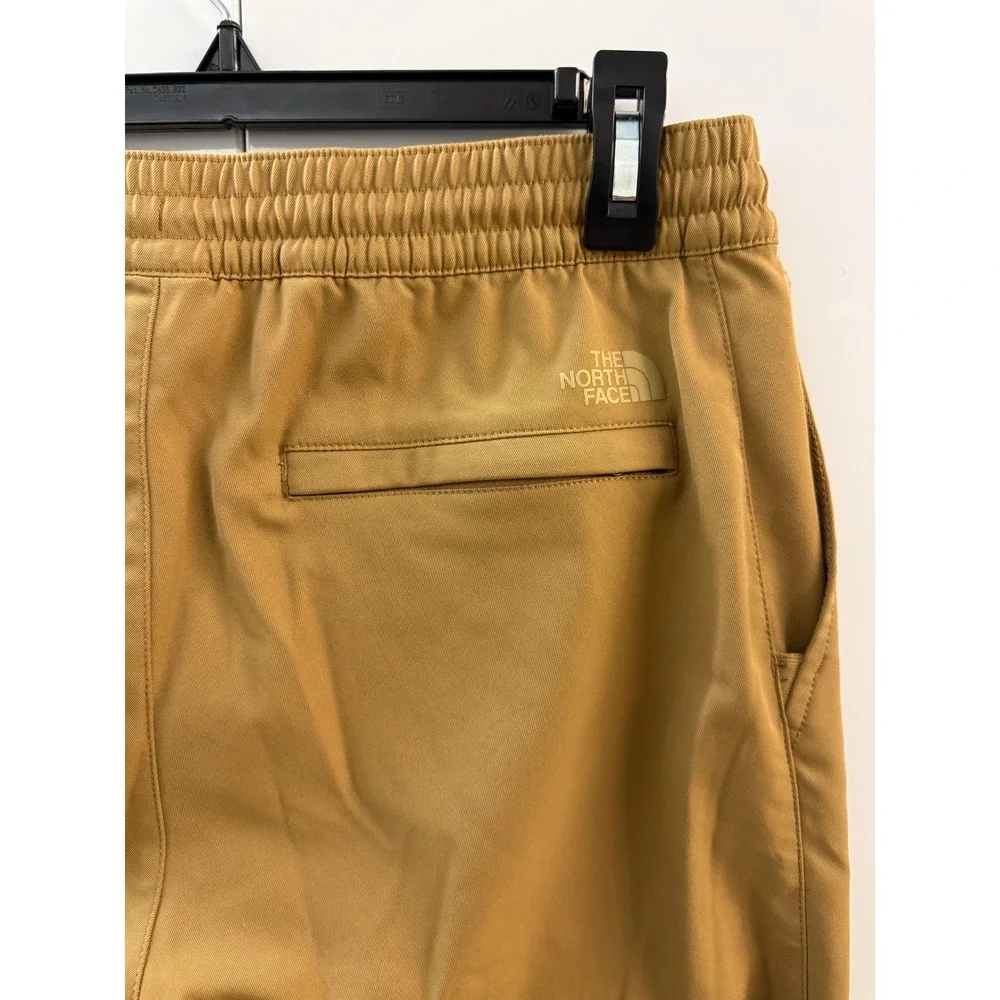 The North Face Mens Tan Brown Elastic Waist Outdoor Hiking Pants Size 30
